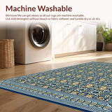 Trellis Waterproof Runner Navy/Beige Use(Blue)