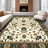 Tan Floral Area(Ivory)