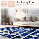 Abstract Mid Century Modern(Blue)