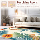 Bright Artistic Nature Motif(Beige)