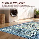 Boho Southwestern Area Featuring Abstract Floral and Tribal Designs(Beige)