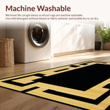 Elegant Black and White Medallion(Beige)