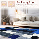 Artistic Abstract Contrast Palette(Blue)