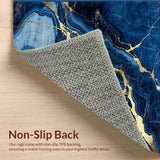 Vibrant Abstract Luxe Statement(Blue)