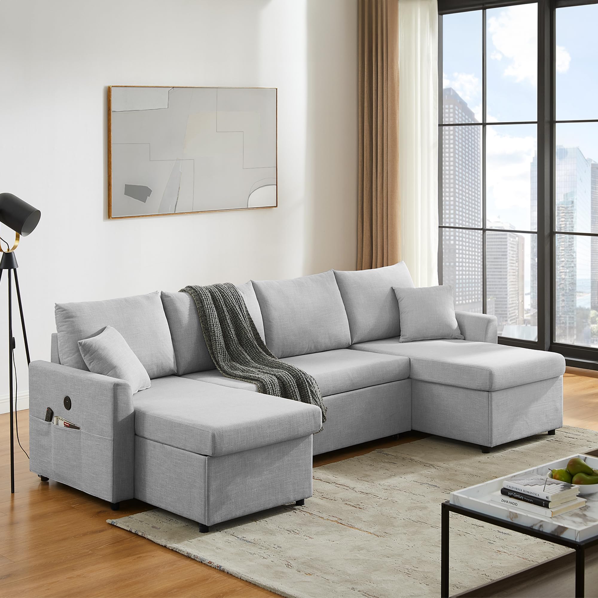 ODIKA Sleeper Sofa Additional Chaise – Chaise for Upgrading Your Existing L - ODIKA