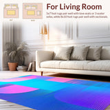 Contemporary Vibrant Abstract Aesthetics(Blue)
