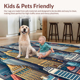 City Themed Vibrant Kids Playroom Road(Blue)