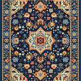 Charming Eclectic Medallion Touch(Blue)
