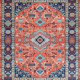 Rustic Floral Medallion Harmony(Red)