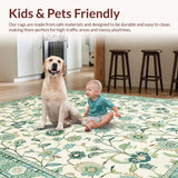 Eclectic Pastel Floral Motif(Beige)