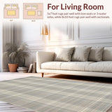 Rustic Beige Plaid Charm(Gray)