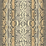 Abstract Snakeskin Area Beige Brown Viscose Print(Beige)