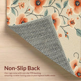 Modern Beige Geometric Floral(Beige)