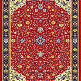 Artful Vintage Floral Display(Red)