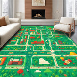 Vibrant Interactive Town Layout(Green)