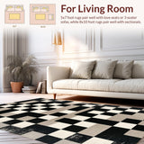Elegant Monochrome Geometric Motif(Black)