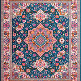 Vibrant Multi Tonal Retro Design(Blue)
