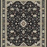 Sophisticated Vintage Floral Arrangement(Black)
