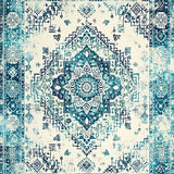 Minimalist Cream and Teal Contrast(Blue)