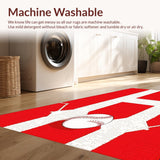 Striking Red and White Contrast(Red)