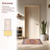 Cozy Warm Orange Tiled Motif(Orange)