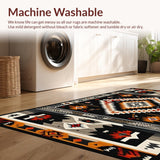 Artful Southwestern Textile Illustration(Black)