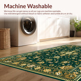 Artful Vintage Swirl Design in Tan(Green)