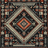 Artful Ogee Patterned Accent(Black)