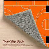 Energetic Orange and Black Design(Orange)