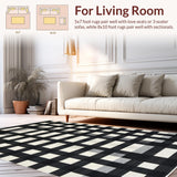 Contemporary High Contrast Checkerboard(Black)