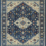 Intricate Floral Ogee Style(Blue)