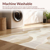 Modern Wavy Jute Composition(Beige)
