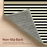 Trendy Geometric Black and Khaki(Black)