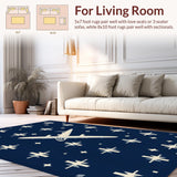 Dynamic Geometric Playful Motif(Blue)