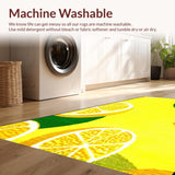 Chic Minimalist Green Leaf Motif(Yellow)