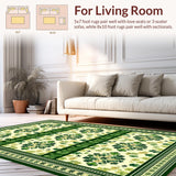 Minimalist Shamrock Patterned Welcome Mat(Green)