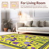 Lively Garden Inspired Entrance Mat(Yellow)