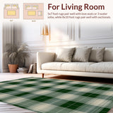 Chic Earth Tone Checkered Elegance(Green)
