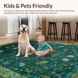 Artful Insect Flora Motif(Green)