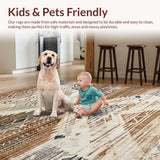 Artisanal Cozy Patterned Composition(Brown)