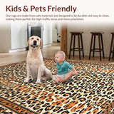 Vivid Contemporary Wild Motif(Brown)