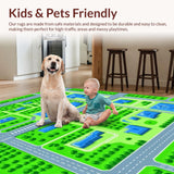 Vibrant Cityscape Adventure Theme(Green)