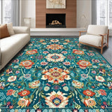 Lively Geometric Flower Fusion(Blue)