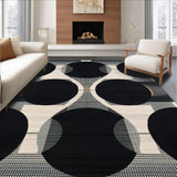 Enchanting Circular Geometric Fusion(Black)