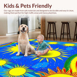 Charming Pastel Sunray Motif(Yellow)