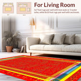 Energetic Cheerful Patterned Decor(Red)