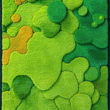 Modern Artistic Moss Textural Contrast(Green)