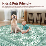 Vibrant Tiled Medallion(Green)