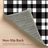 Contemporary Earth Tone Plaid Charm(Black)