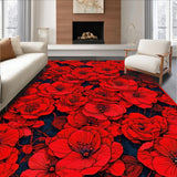 Artful Red Petal Arrangement(Red)